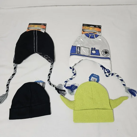 Star Wars Character Costume Beanie Set Nwt - Picture 2 of 6